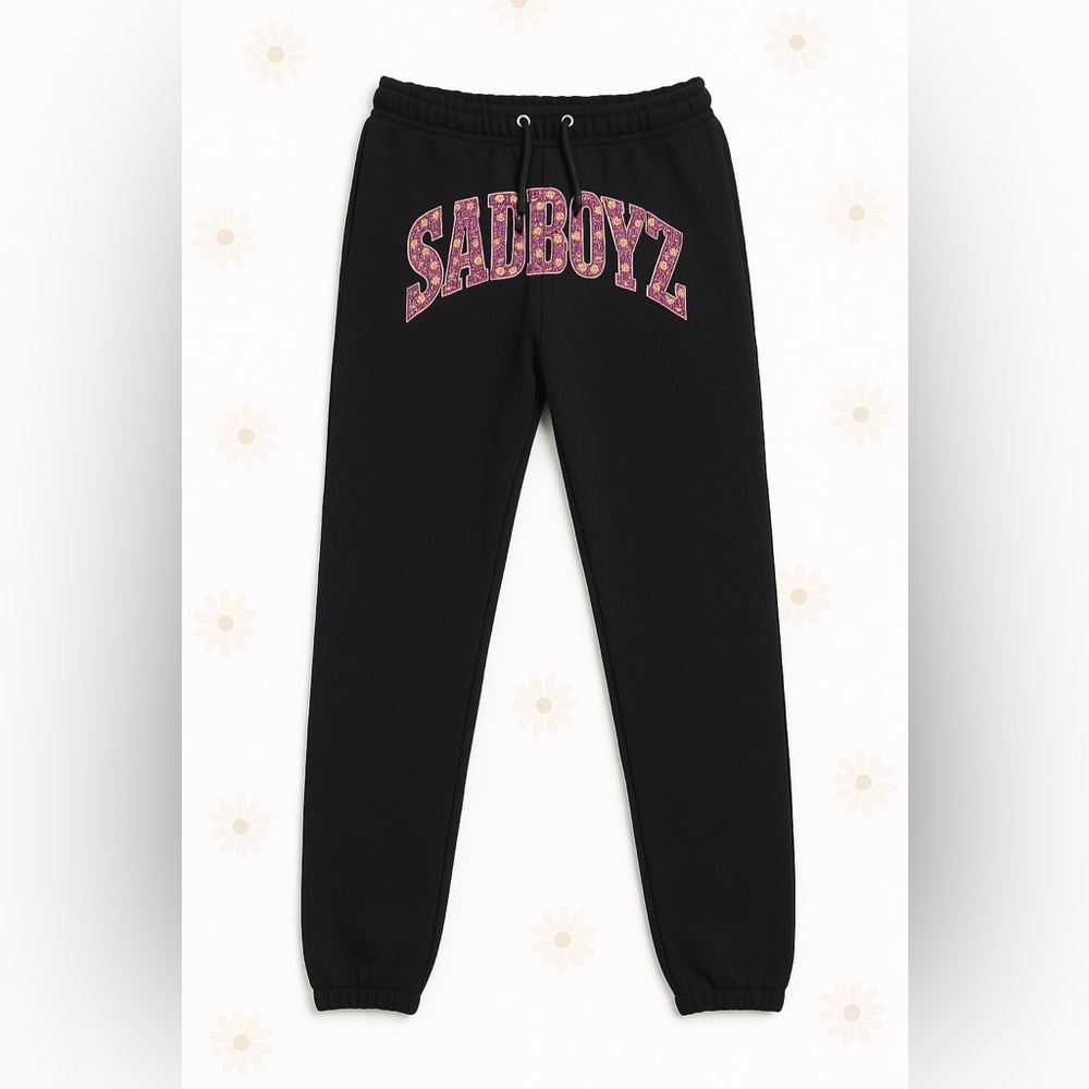 Sadboyz Rhinestone Black Sweatpants for - XL